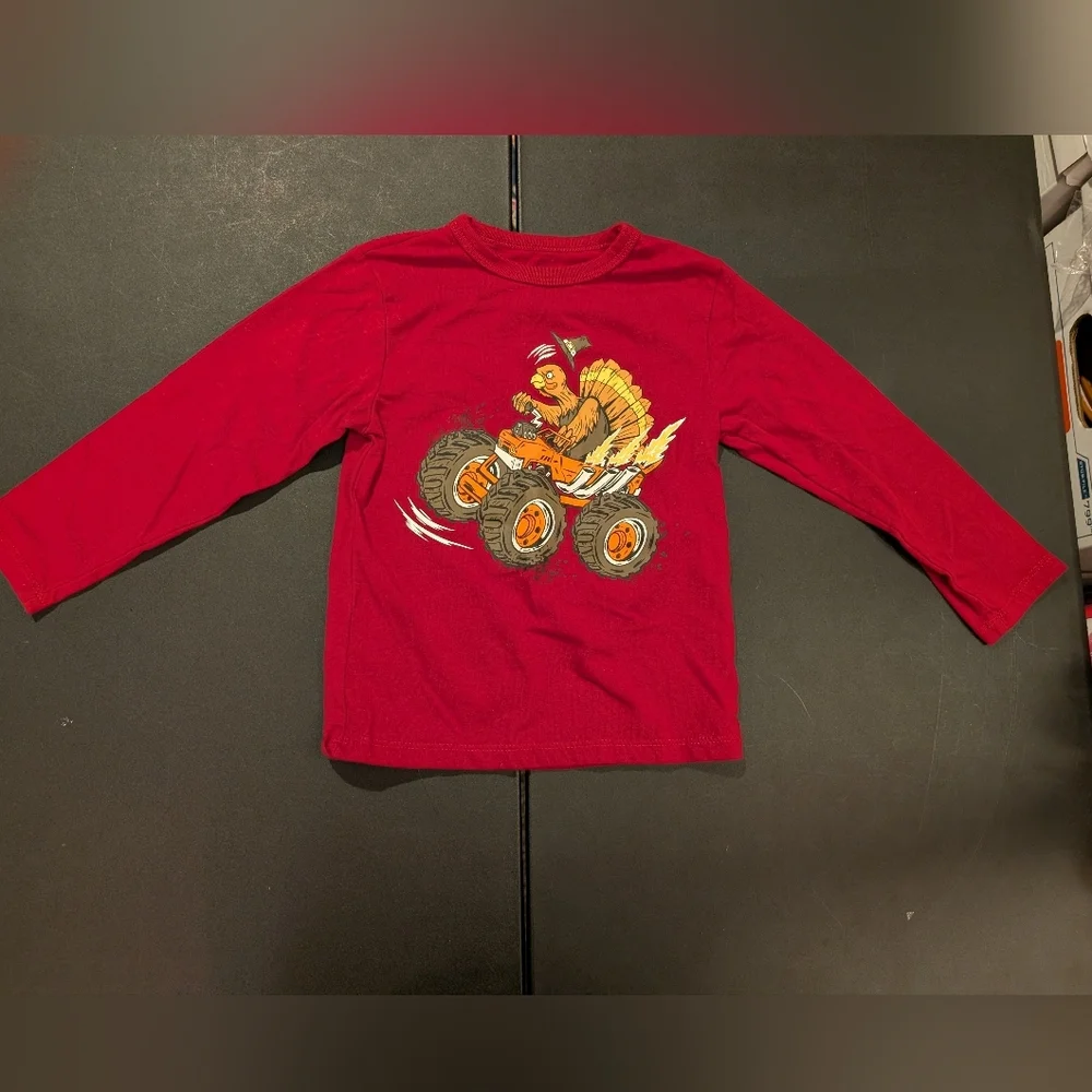 Lot of 5 (FIVE) The Children's Place Thanksgiving Shirts in Size 4T/XS/4